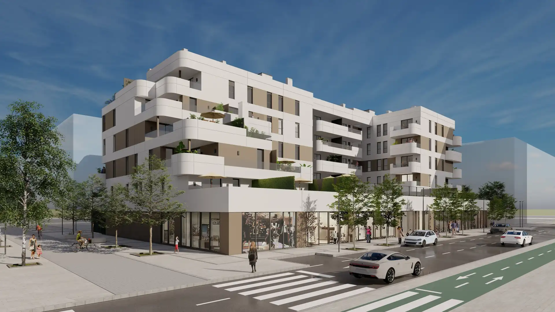 Außenansicht von Dachboden zum Verkauf in  Sevilla Capital mit Klimaanlage, Terrasse und Abstellraum