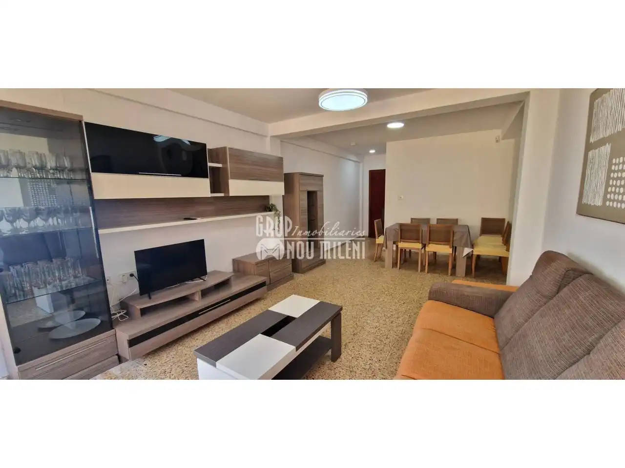 Living room of Flat for sale in Sueca  with Furnished and Community pool