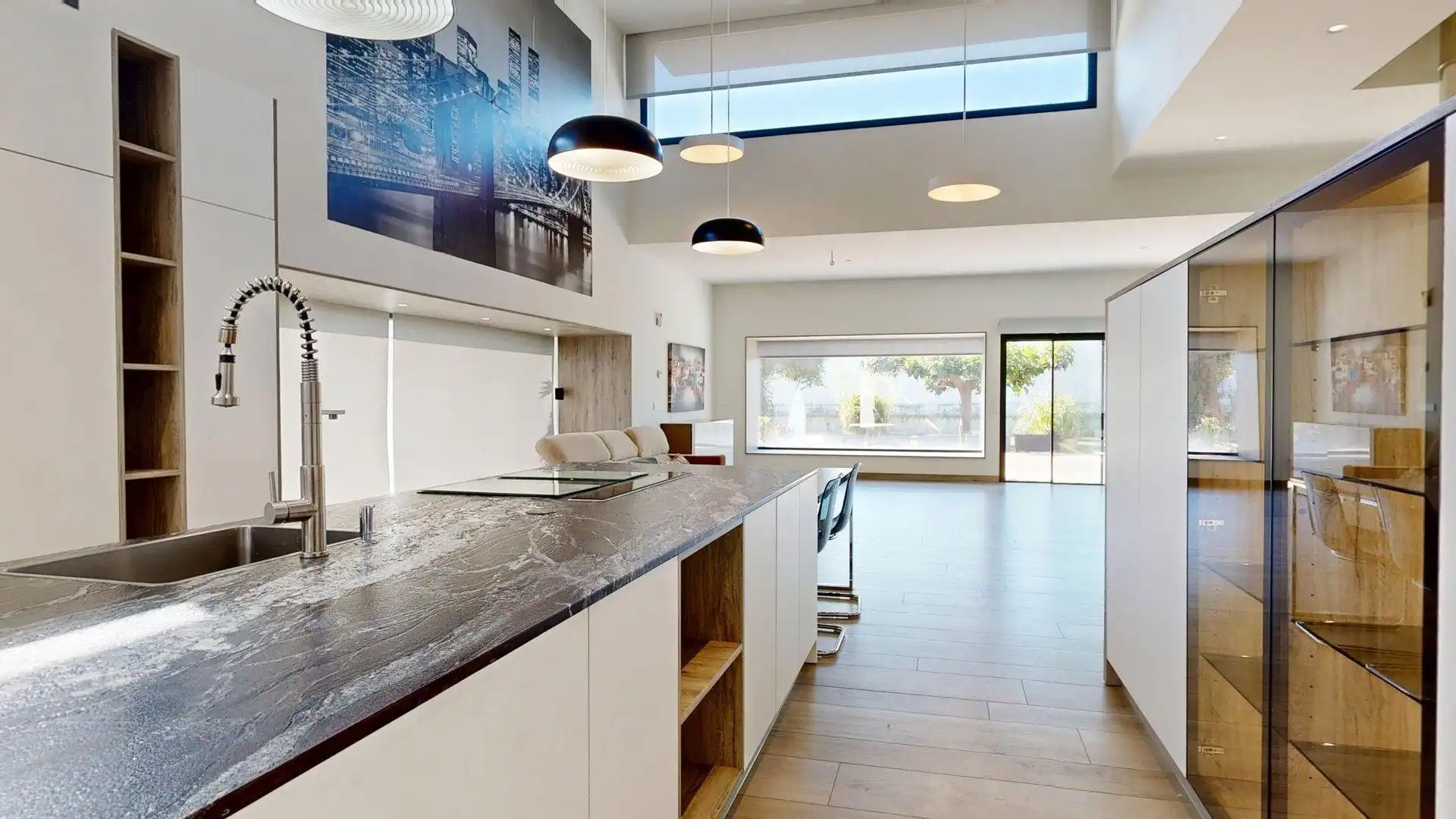 Cocina de Casa o chalet en venta en Zaragoza con Aire acondicionado, Calefacción y Jardín privado
