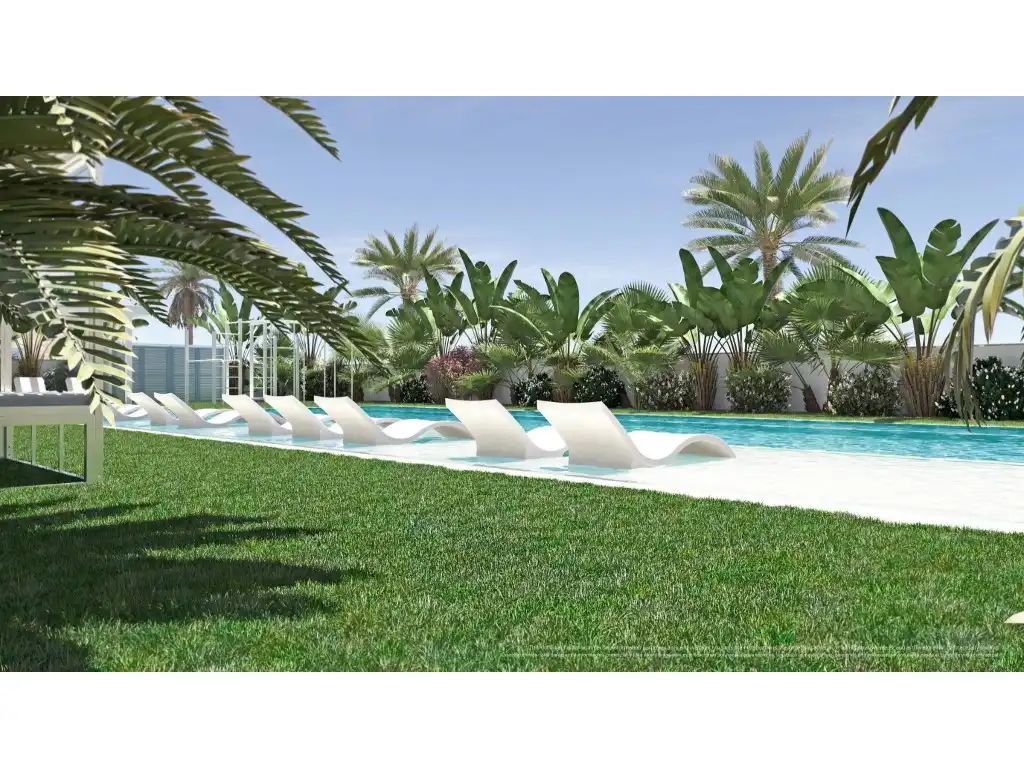 Jardín de Casa o chalet en venta en Pilar de la Horadada con Aire acondicionado, Jardín privado y Piscina