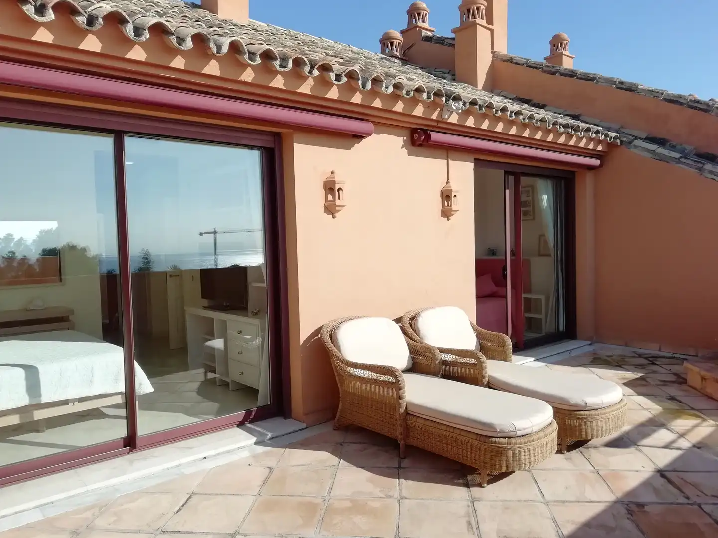 Terrasse von Maisonette zum Verkauf in Marbella mit Klimaanlage, Terrasse und Abstellraum