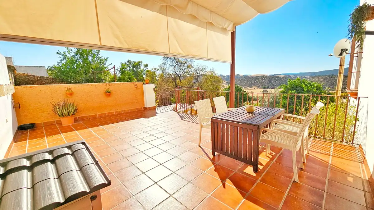 Terraza de Casa o chalet en venta en Cañaveral de León con Aire acondicionado, Jardín privado y Terraza