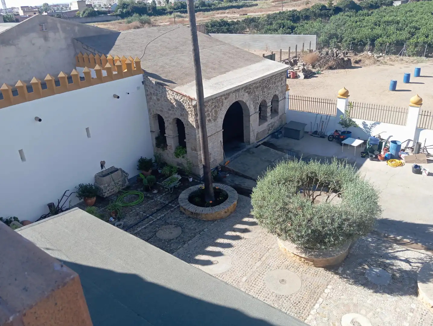 Exterior view of Houses for sale in La Algaba  with Air Conditioner, Heating and Private garden