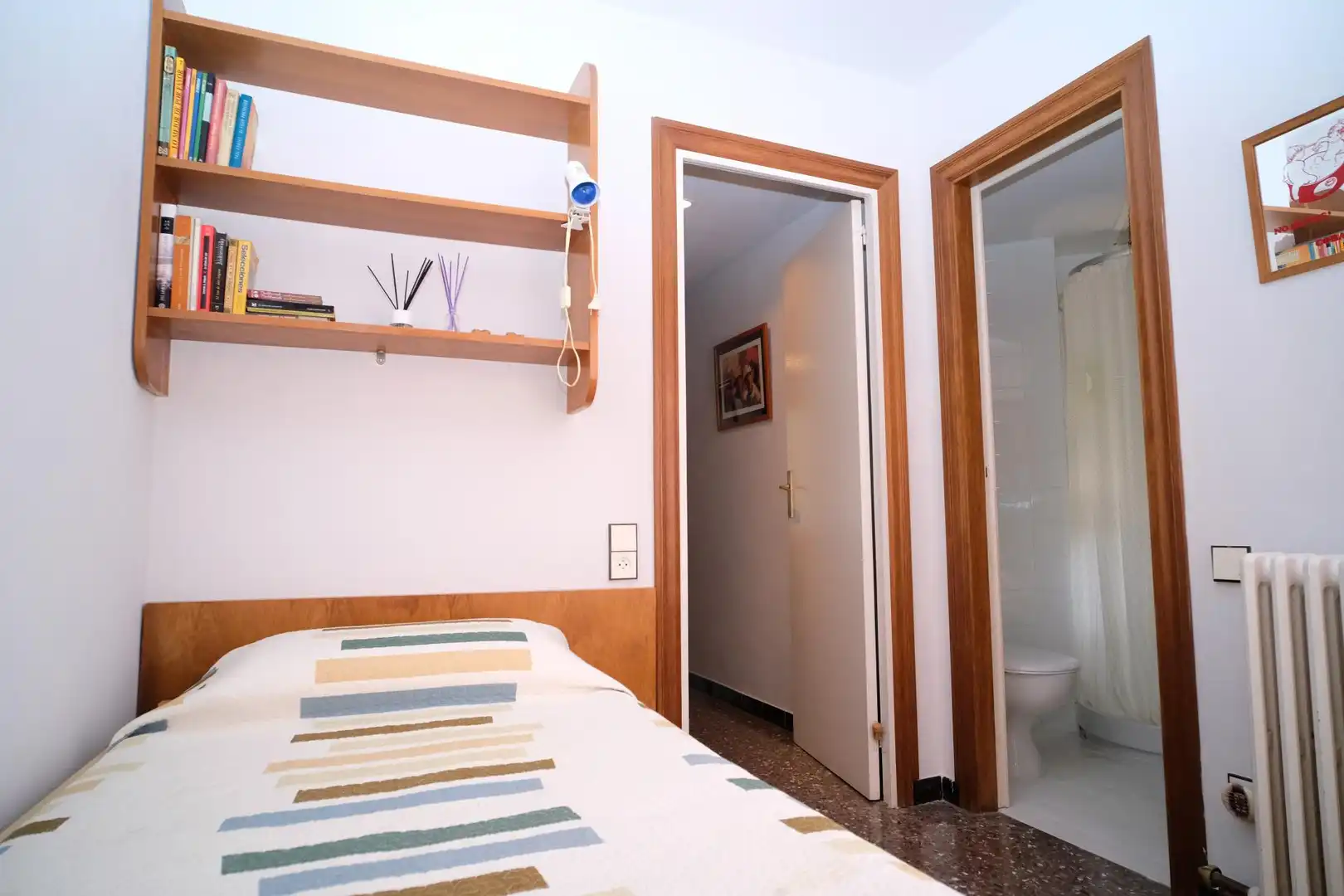 Habitación de Apartamento de alquiler en Caldes d'Estrac con Calefacción, Jardín privado y Terraza