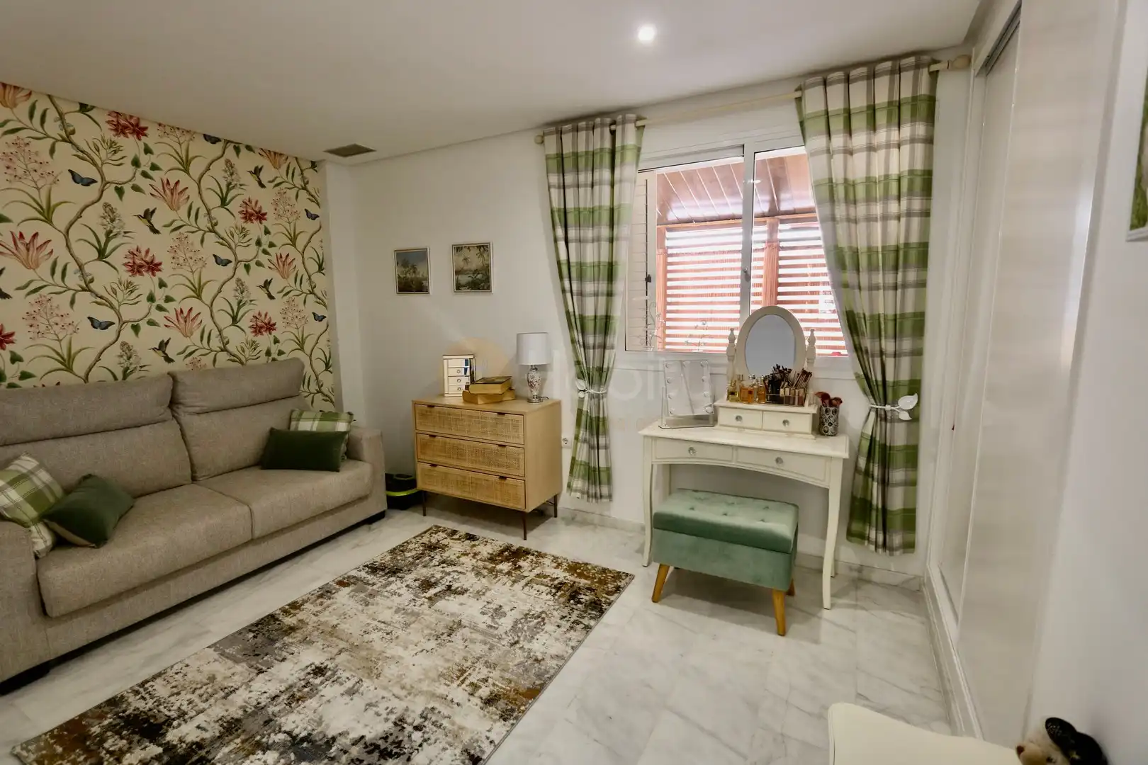 Sala de estar de Planta baja en venta en Fuente Álamo de Murcia con Aire acondicionado, Calefacción y Jardín privado
