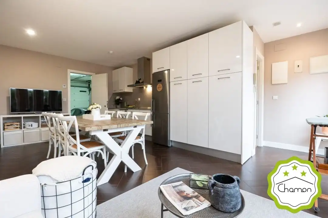 Cocina de Casa adosada en venta en Bilbao  con Calefacción, Jardín privado y Terraza