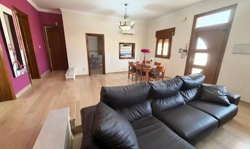 Wohnzimmer von Haus oder Chalet zum Verkauf in Carboneras mit Klimaanlage, Heizung und Privatgarten