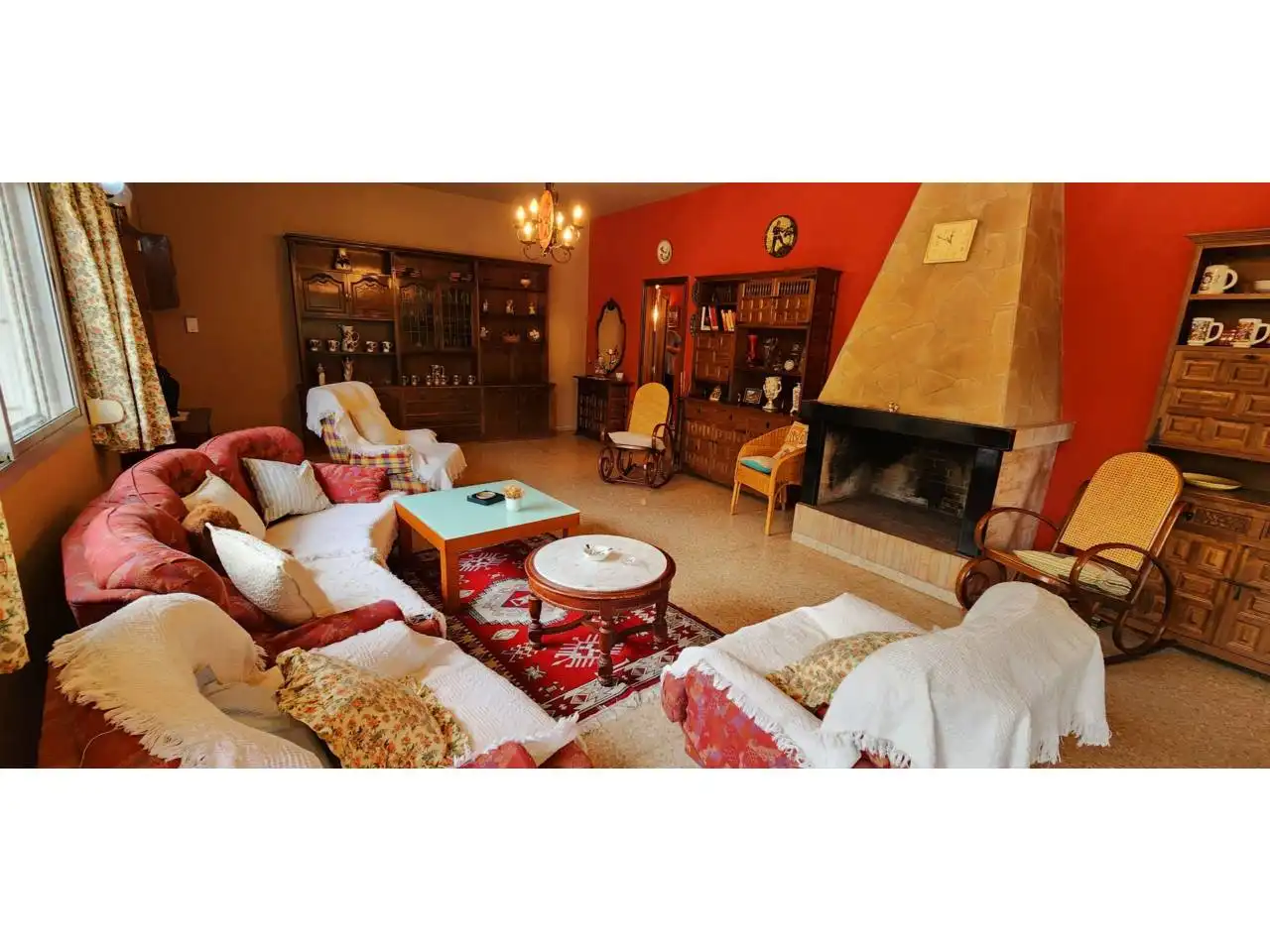 Sala de estar de Casa o chalet en venta en Rubí con Calefacción, Jardín privado y Parquet