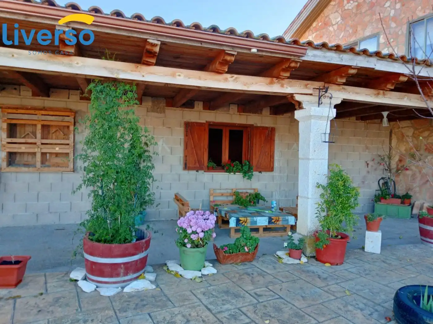 Terraza de Casa o chalet en venta en Mambrilla de Castrejón con Calefacción, Jardín privado y Trastero