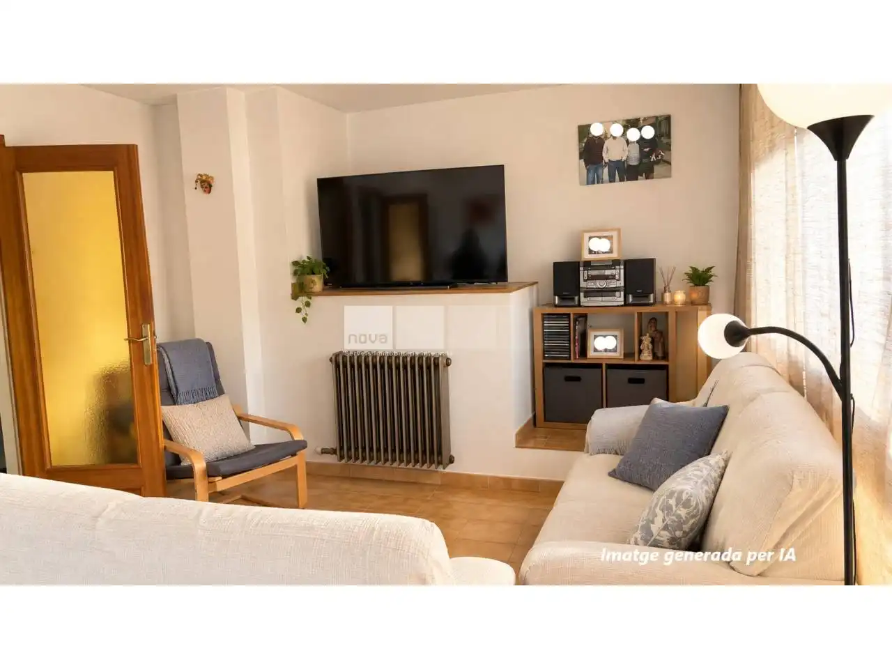 Sala d'estar de Casa o xalet en venda en Balenyà amb Calefacció, Jardí privat i Terrassa