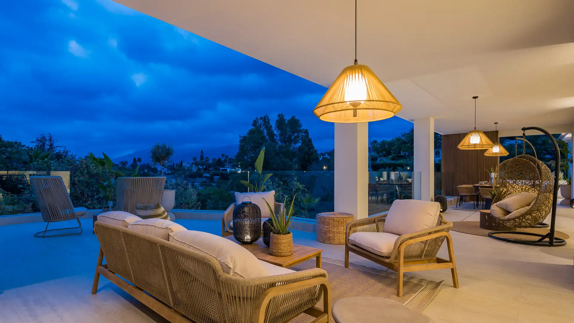 Terraza de Casa o chalet en venta en Marbella con Aire acondicionado, Jardín privado y Terraza