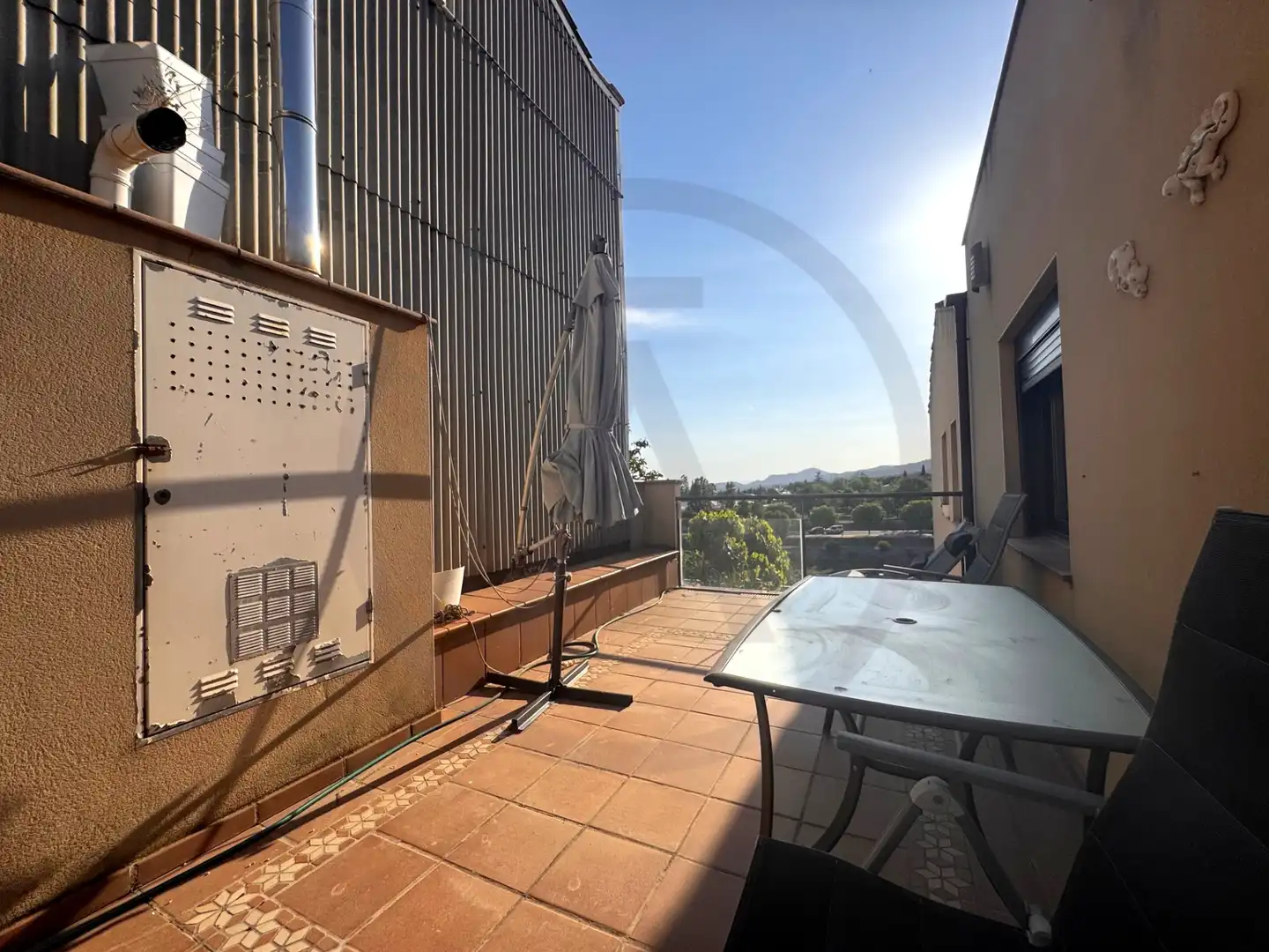 Terrasse von Wohnung zum Verkauf in Matadepera mit Heizung, Parkett und Terrasse
