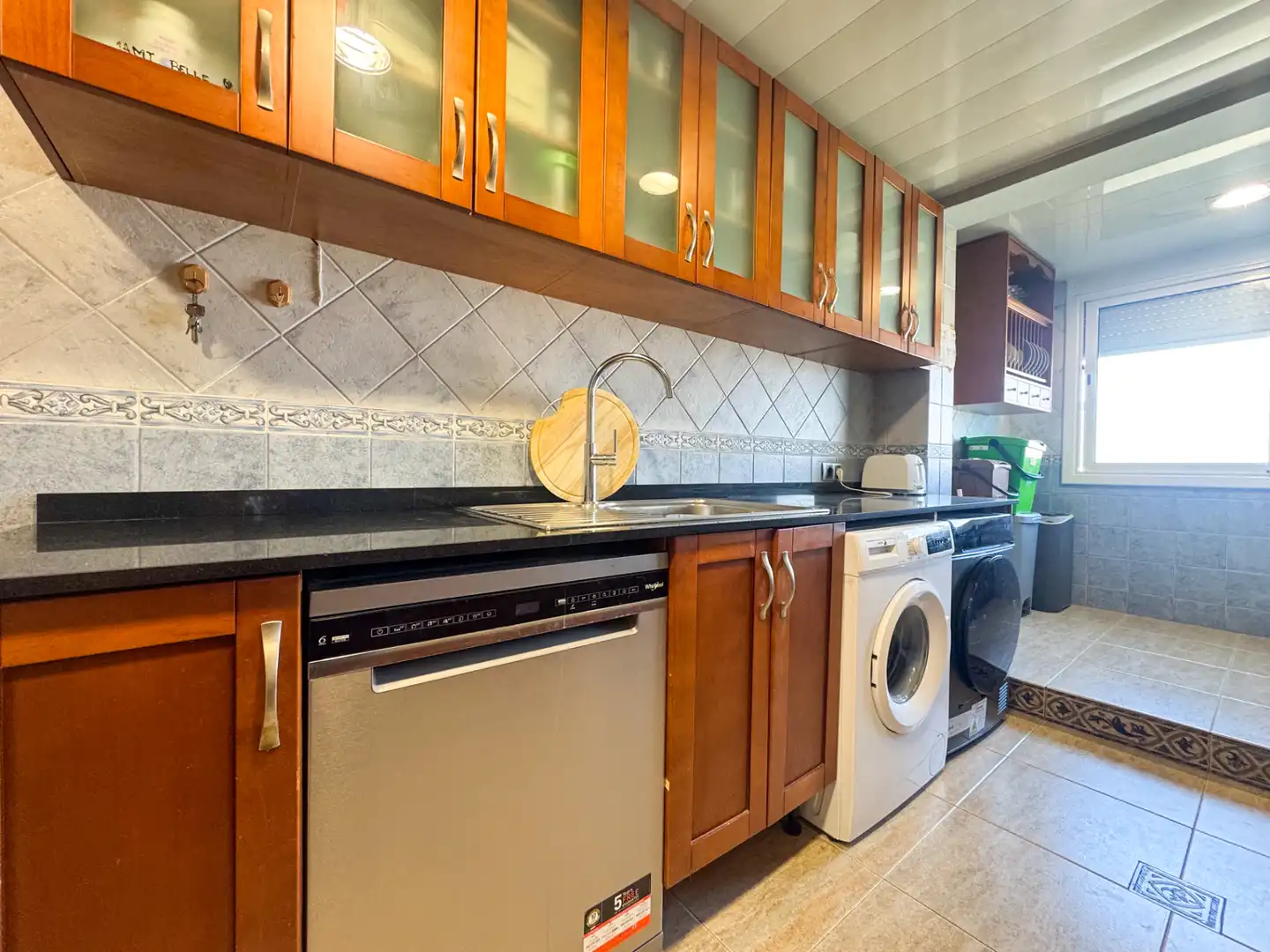 Kitchen of Flat for sale in Sentmenat  with Air Conditioner, Heating and Oven