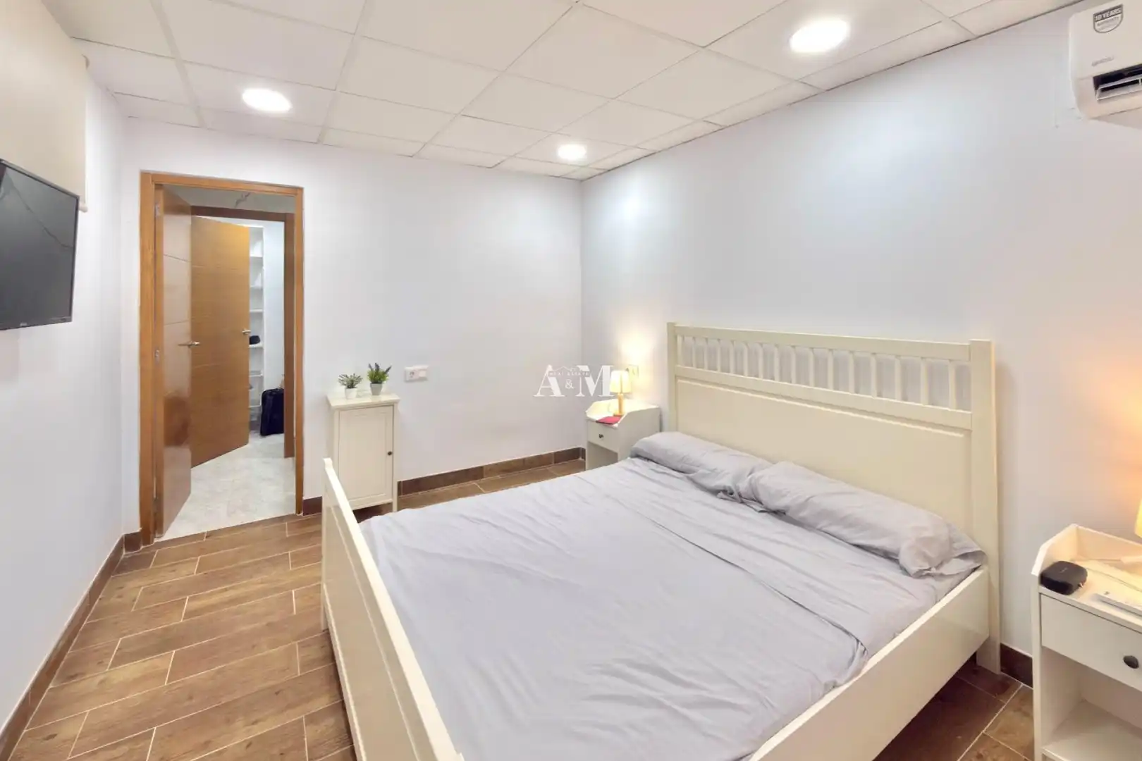 Schlafzimmer von Wohnung zur Miete in Guardamar del Segura mit Klimaanlage, Heizung und Terrasse