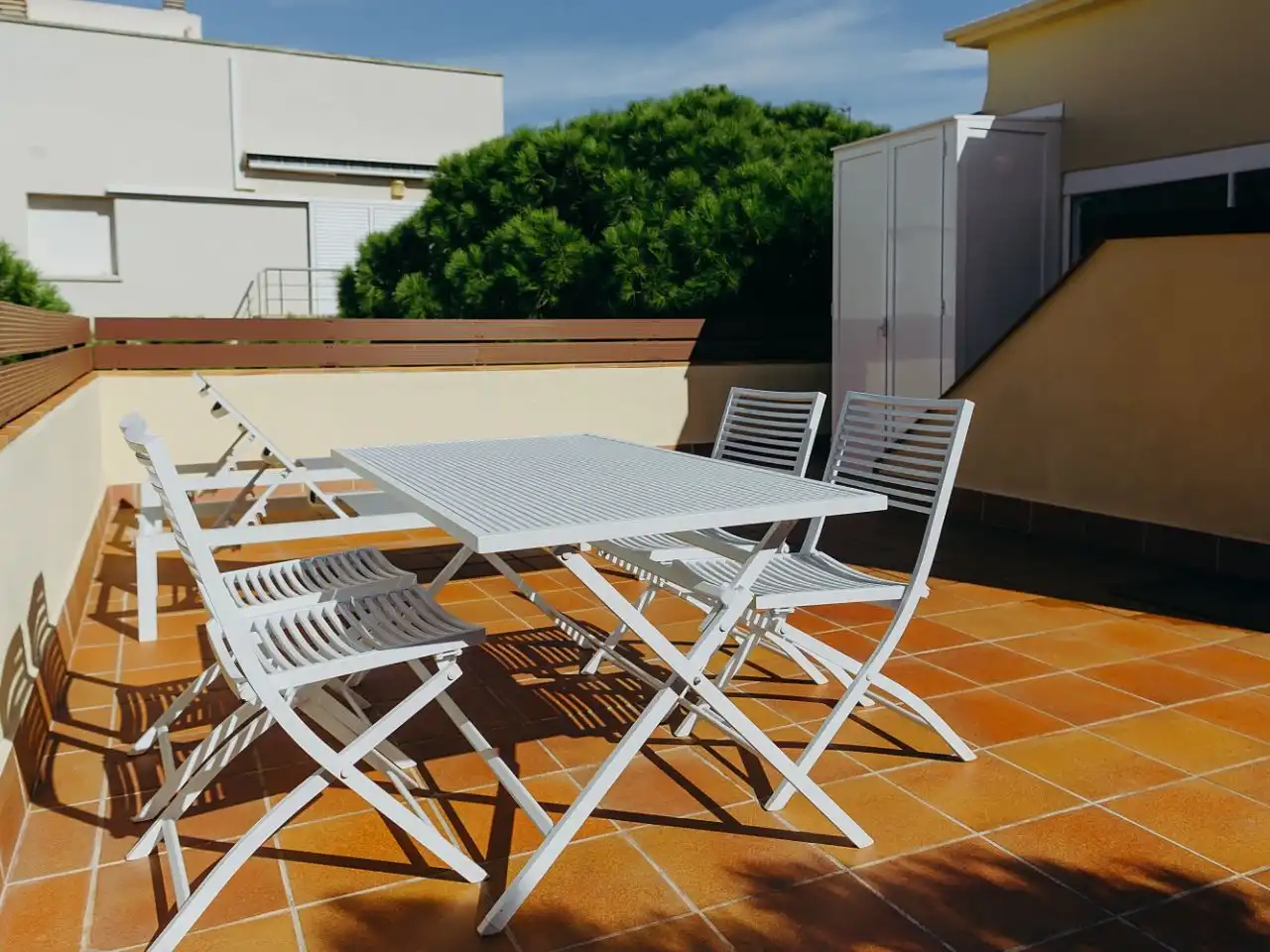 Terrasse von Wohnung zur Miete in Castell d'Aro, Platja d'Aro i s'Agaró mit Klimaanlage und Terrasse