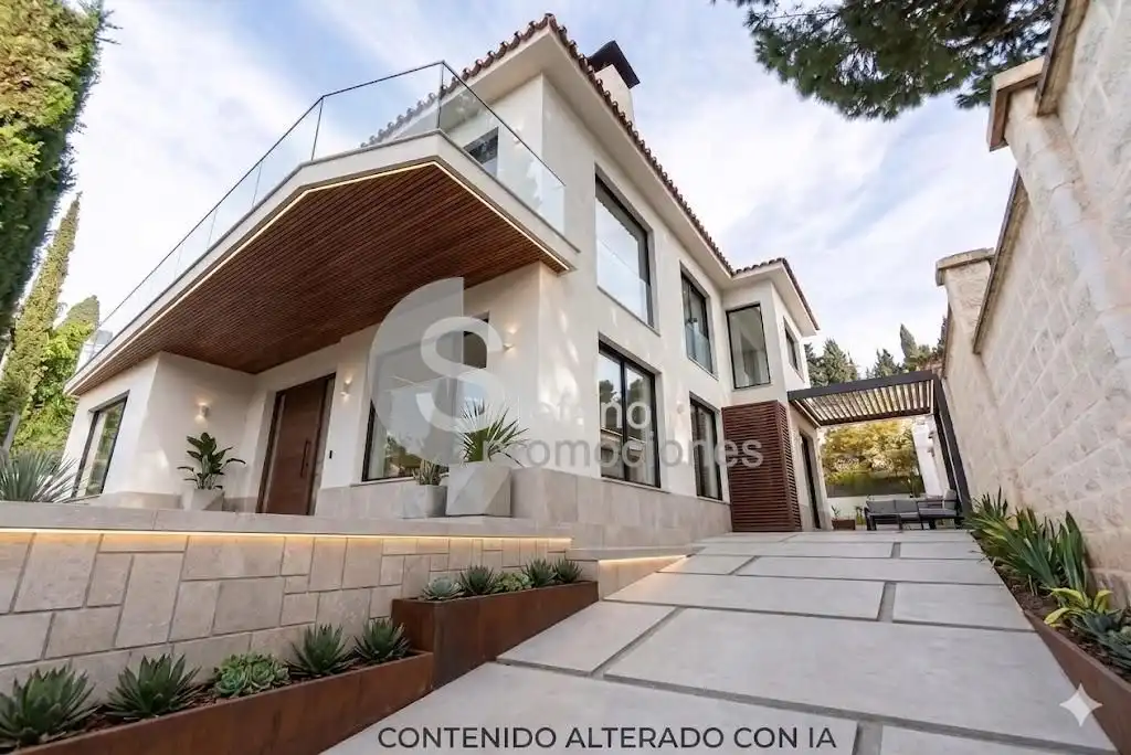 Terraza de Casa o chalet en venta en Málaga Capital con Aire acondicionado, Jardín privado y Terraza