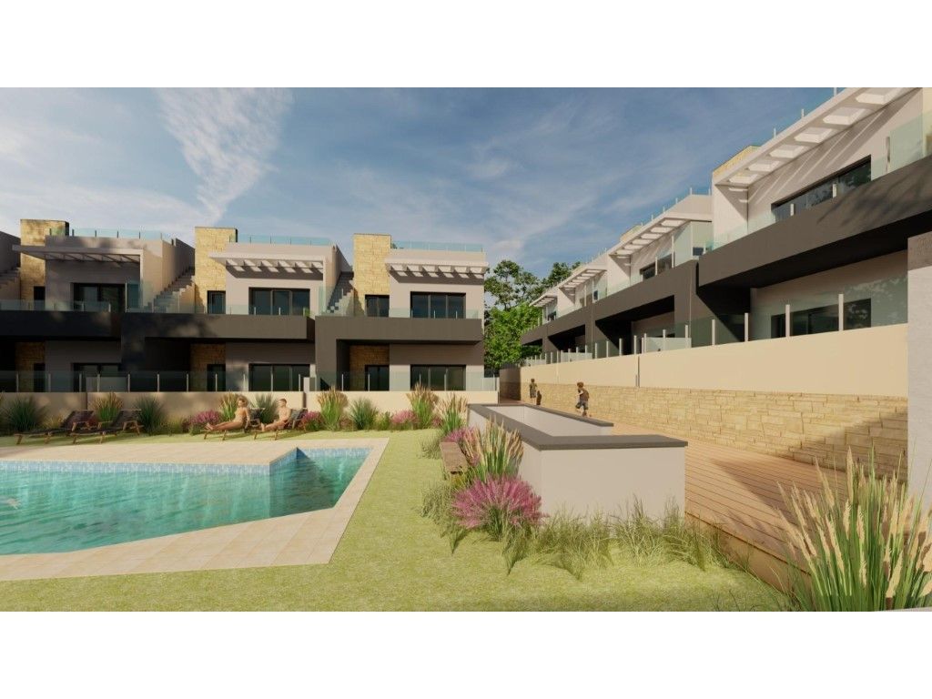 Garden of House or chalet for sale in Bigastro  with Air Conditioner and Swimming Pool