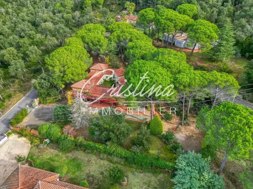 Vista exterior de Casa o chalet en venta en Santa Cristina d'Aro con Calefacción, Jardín privado y Terraza
