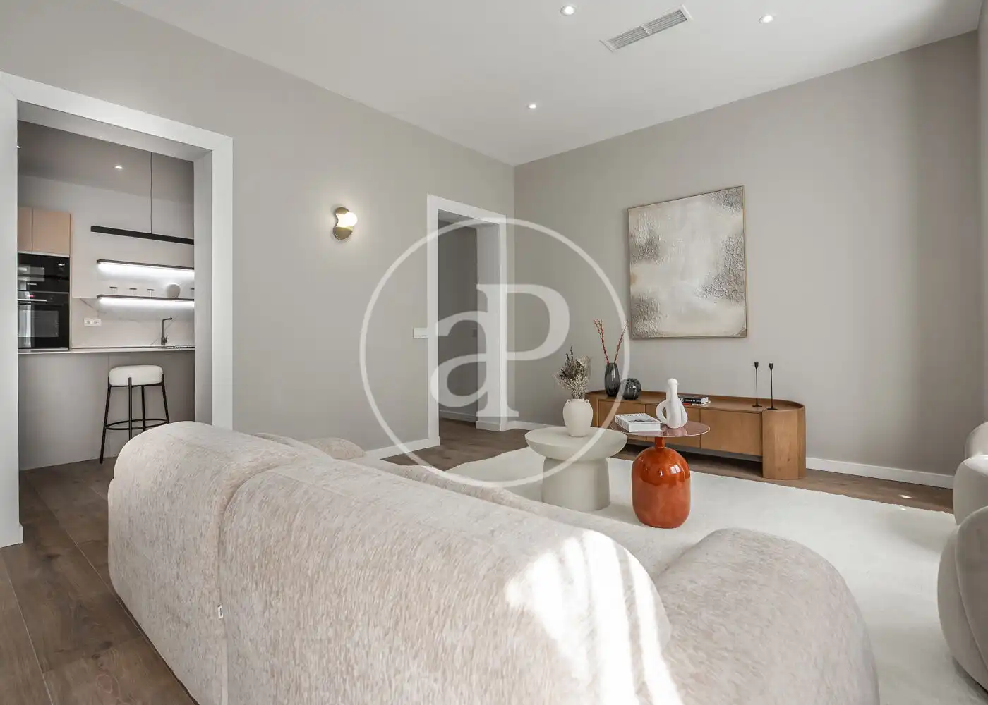 Wohnzimmer von Wohnung zum Verkauf in Madrid mit Klimaanlage, Heizung und Abstellraum