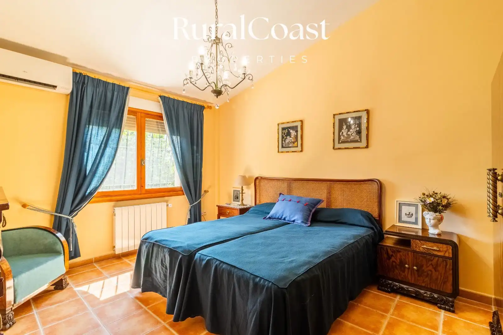 Habitación de Casa o chalet en venta en Tibi con Aire acondicionado, Calefacción y Jardín privado