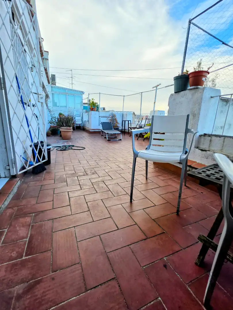 Terrace of Attic for sale in Barcelona  with Terrace, Furnished and Oven