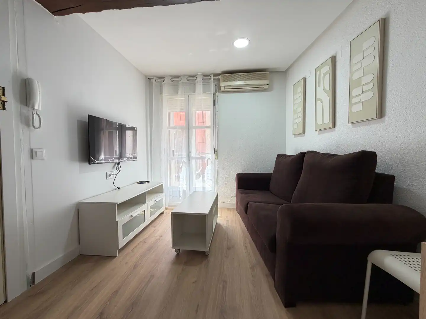 Wohnzimmer von Wohnung zur Miete in Plasencia mit Klimaanlage, Möbliert und Waschmaschine