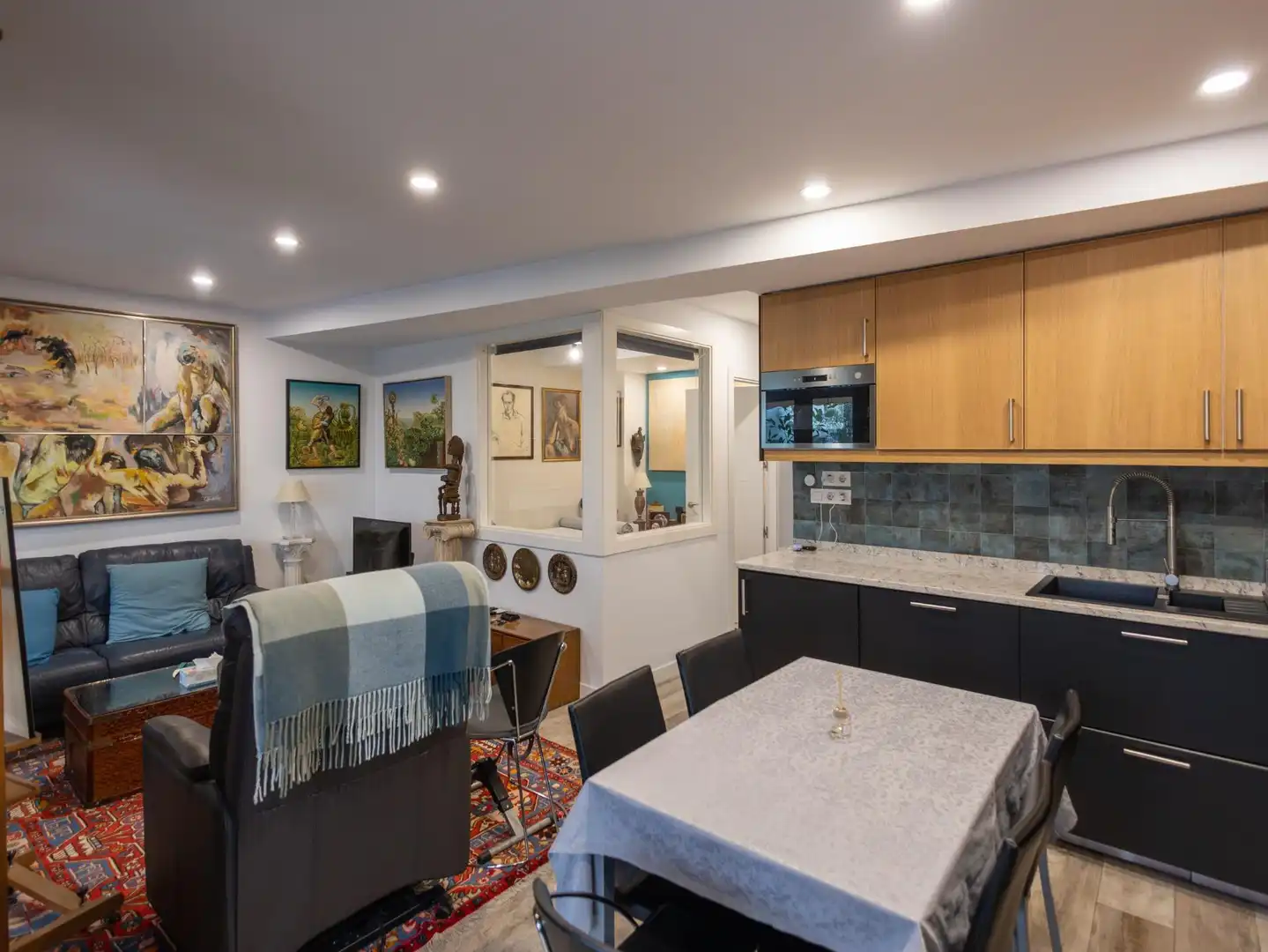 Cuina de Apartament en venda en Madrid amb Aire condicionat i Terrassa