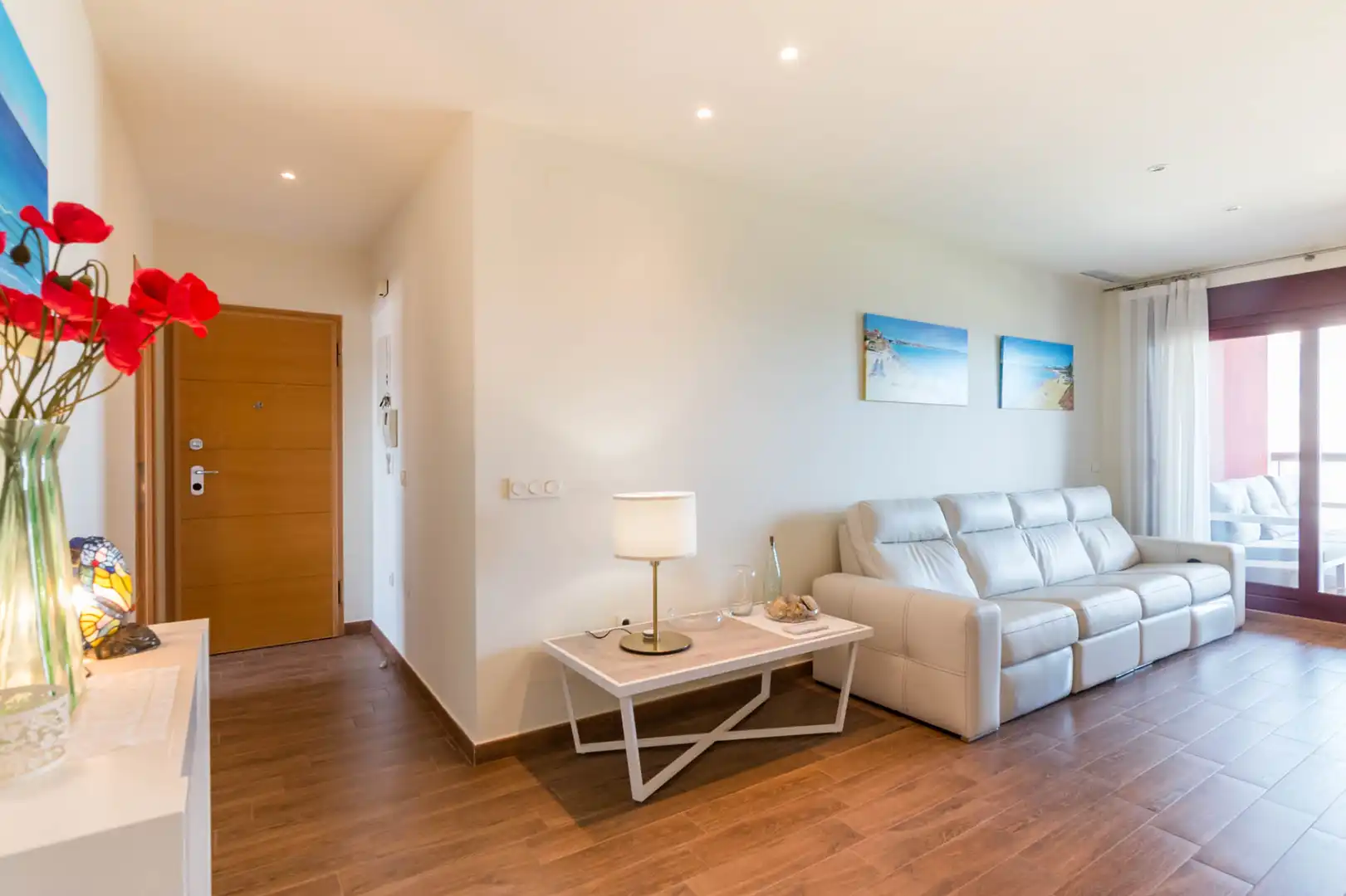 Sala de estar de Piso en venta en Pilar de la Horadada con Aire acondicionado, Calefacción y Jardín privado