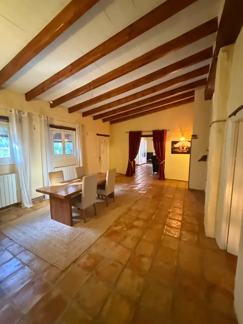 Dining room of Country homes for sale in Castell de Castells  with Air Conditioner, Heating and Private garden
