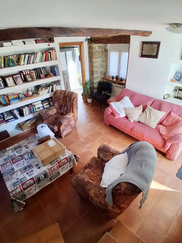 Living room of Houses for sale in Mieres (Asturias)  with Heating, Terrace and Storage room
