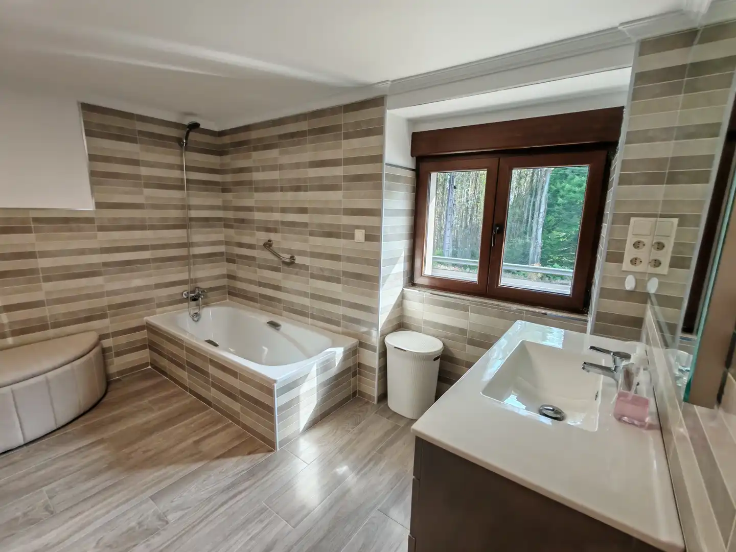 Baño de Casa o chalet en venta en O Pino  con Calefacción, Jardín privado y Trastero