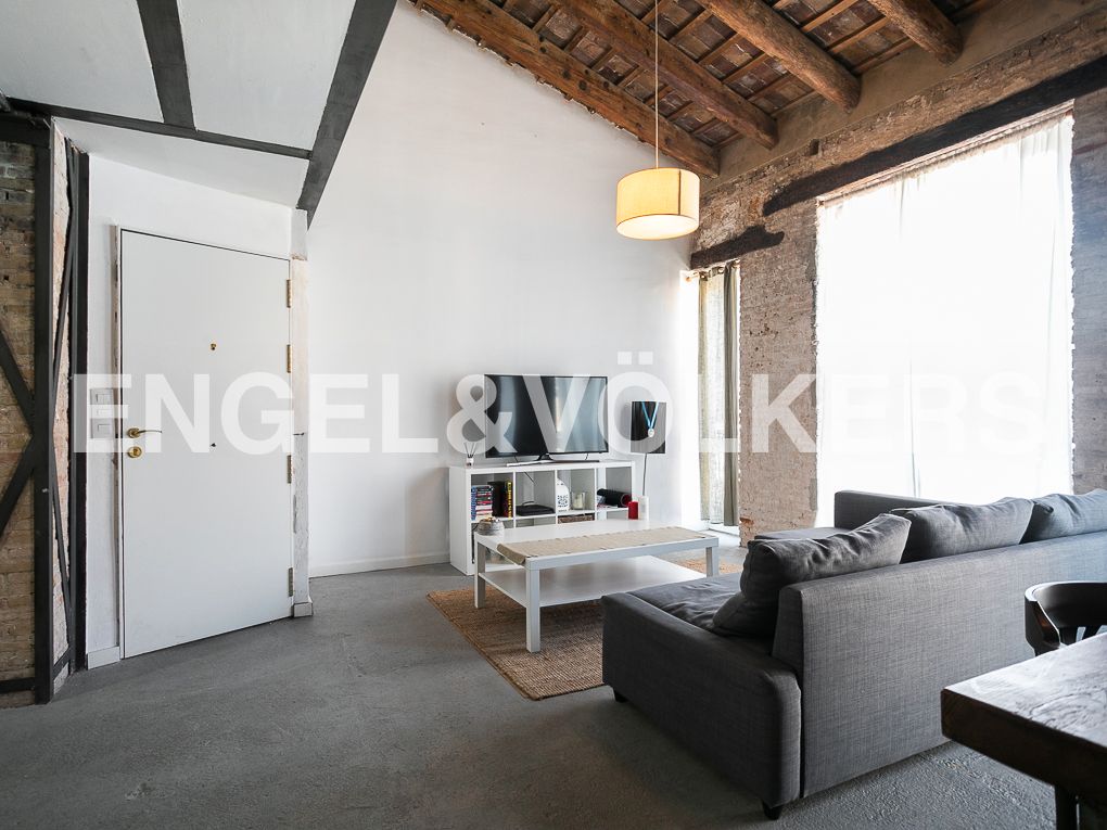 Living room of Single-family semi-detached to rent in  Valencia Capital  with Air Conditioner, Heating and Private garden