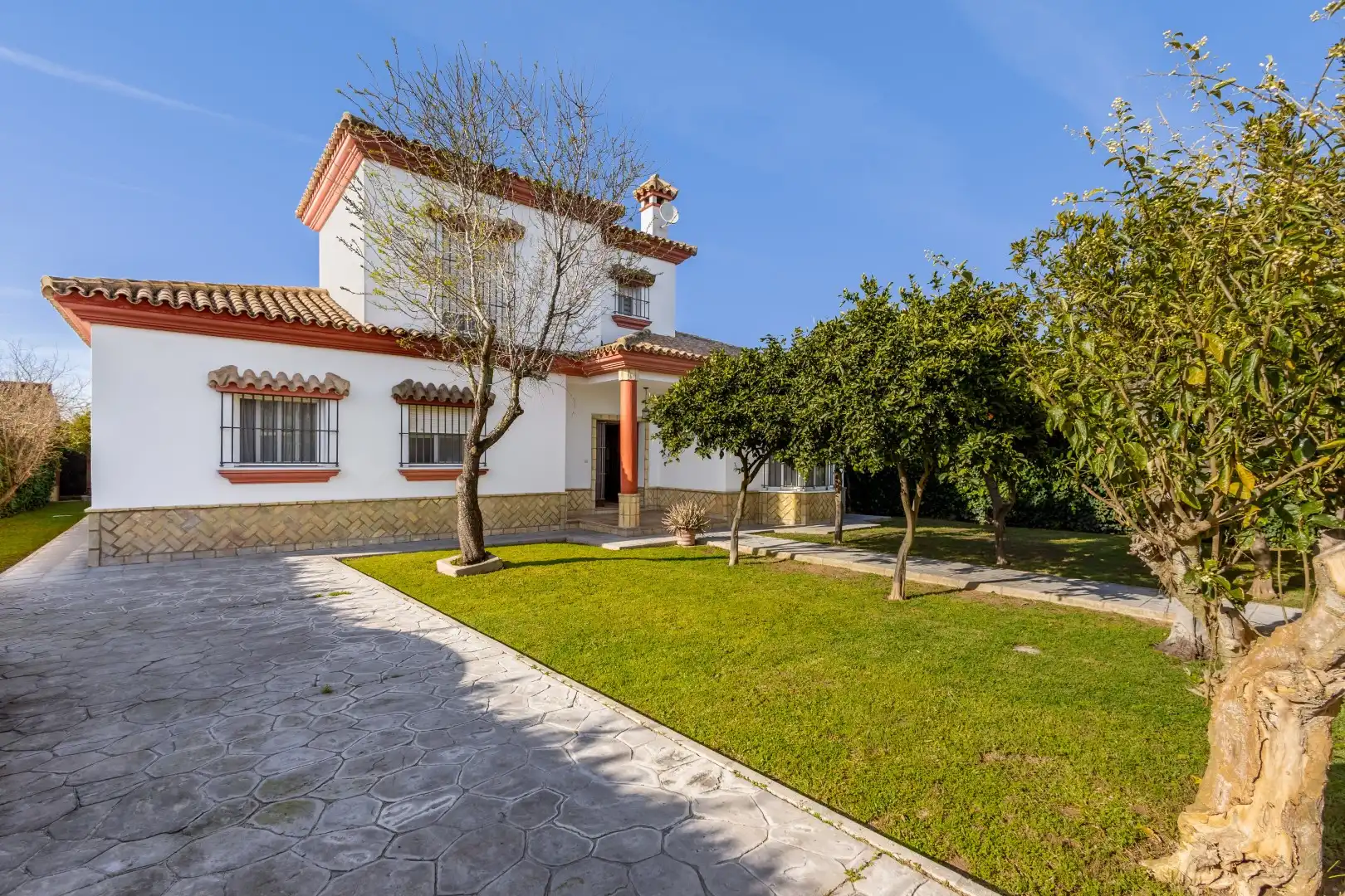 Garden of Houses for sale in El Puerto de Santa María  with Air Conditioner, Private garden and Terrace