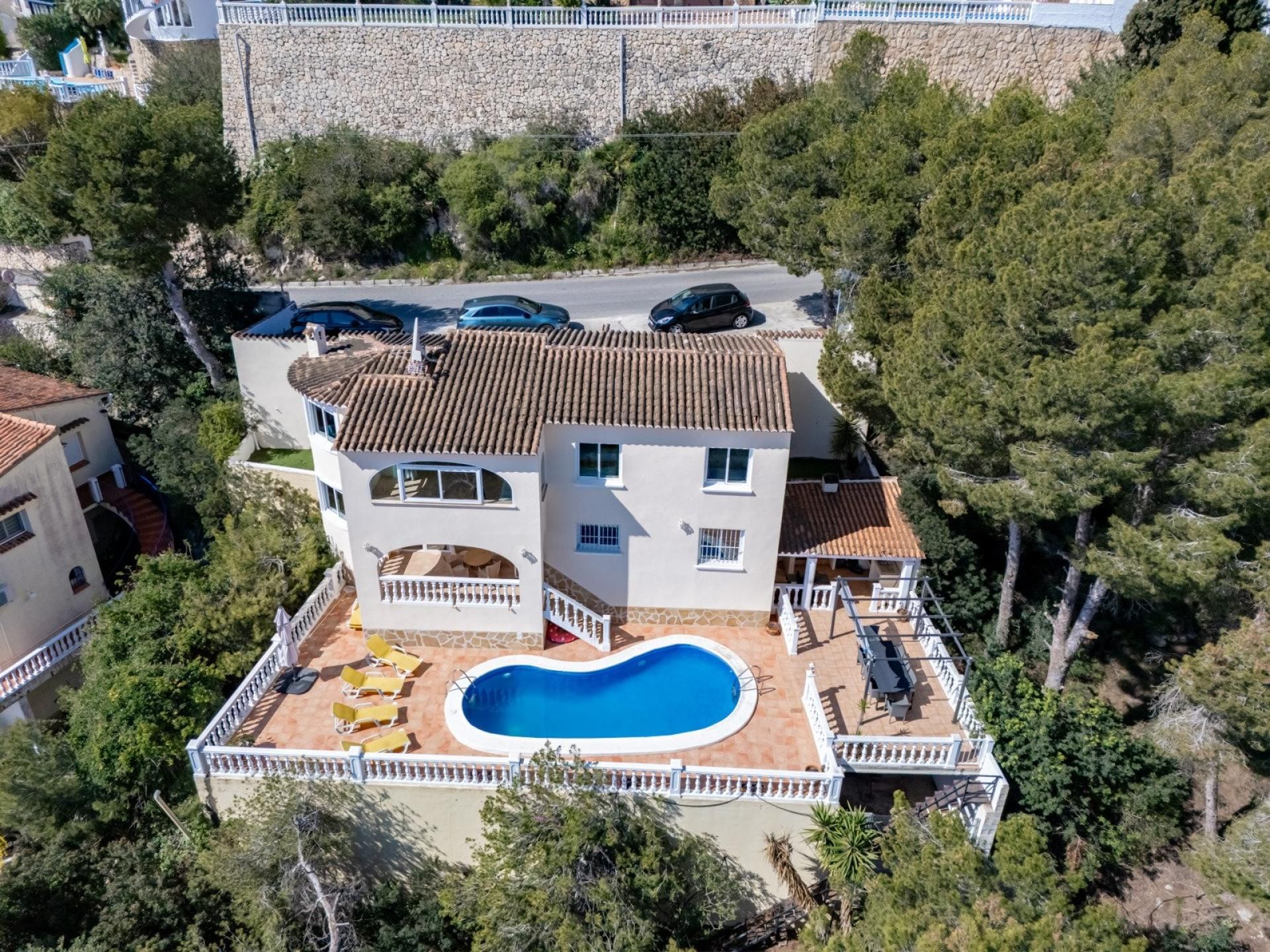 Exterior view of House or chalet for sale in Benissa  with Terrace, Swimming Pool and Balcony