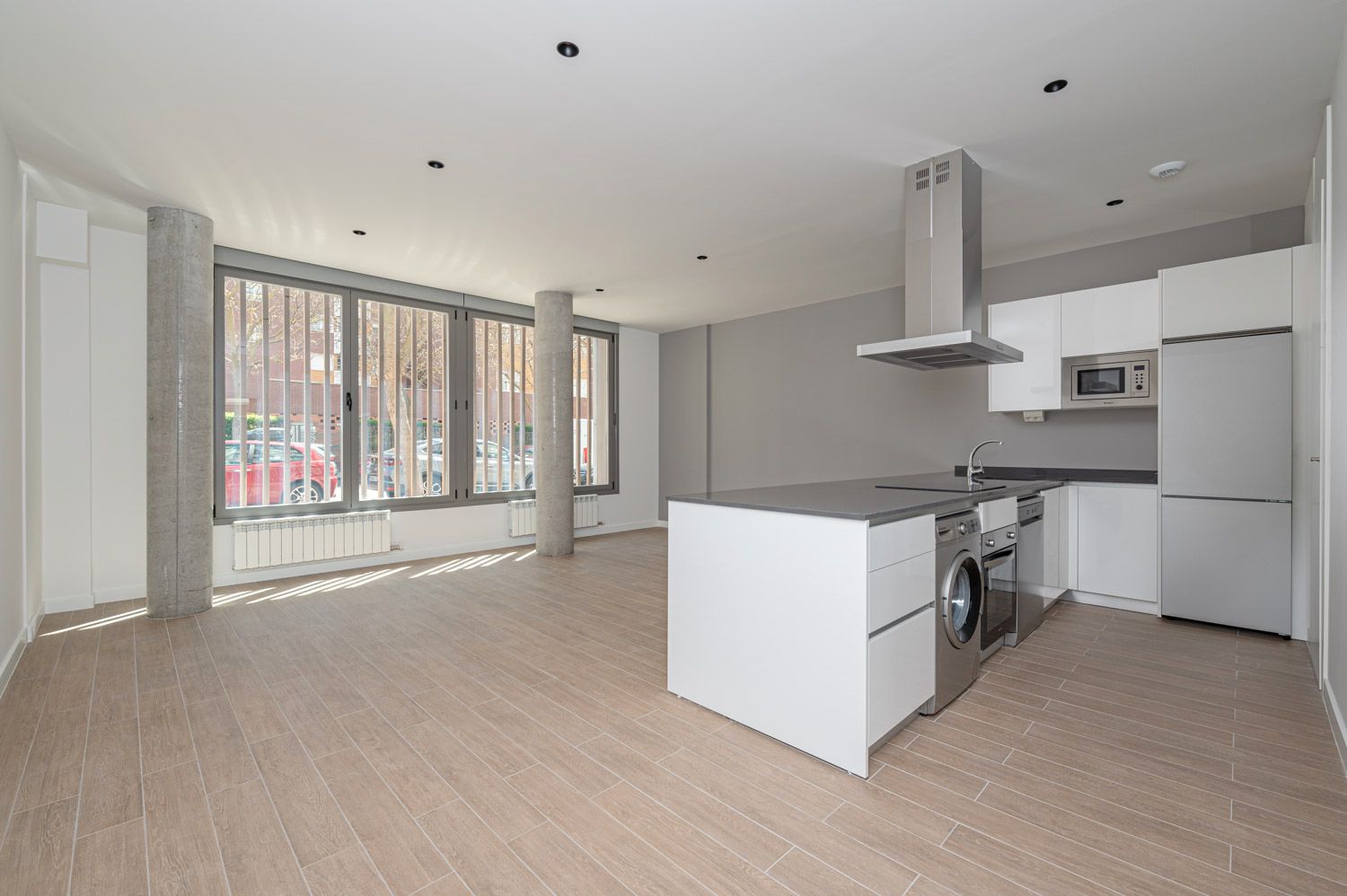 Küche von Wohnung zum Verkauf in Valladolid Capital mit Parkett