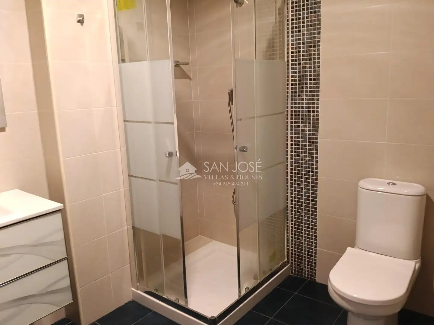 Bathroom of Flat for sale in Aspe  with Heating, Terrace and Storage room