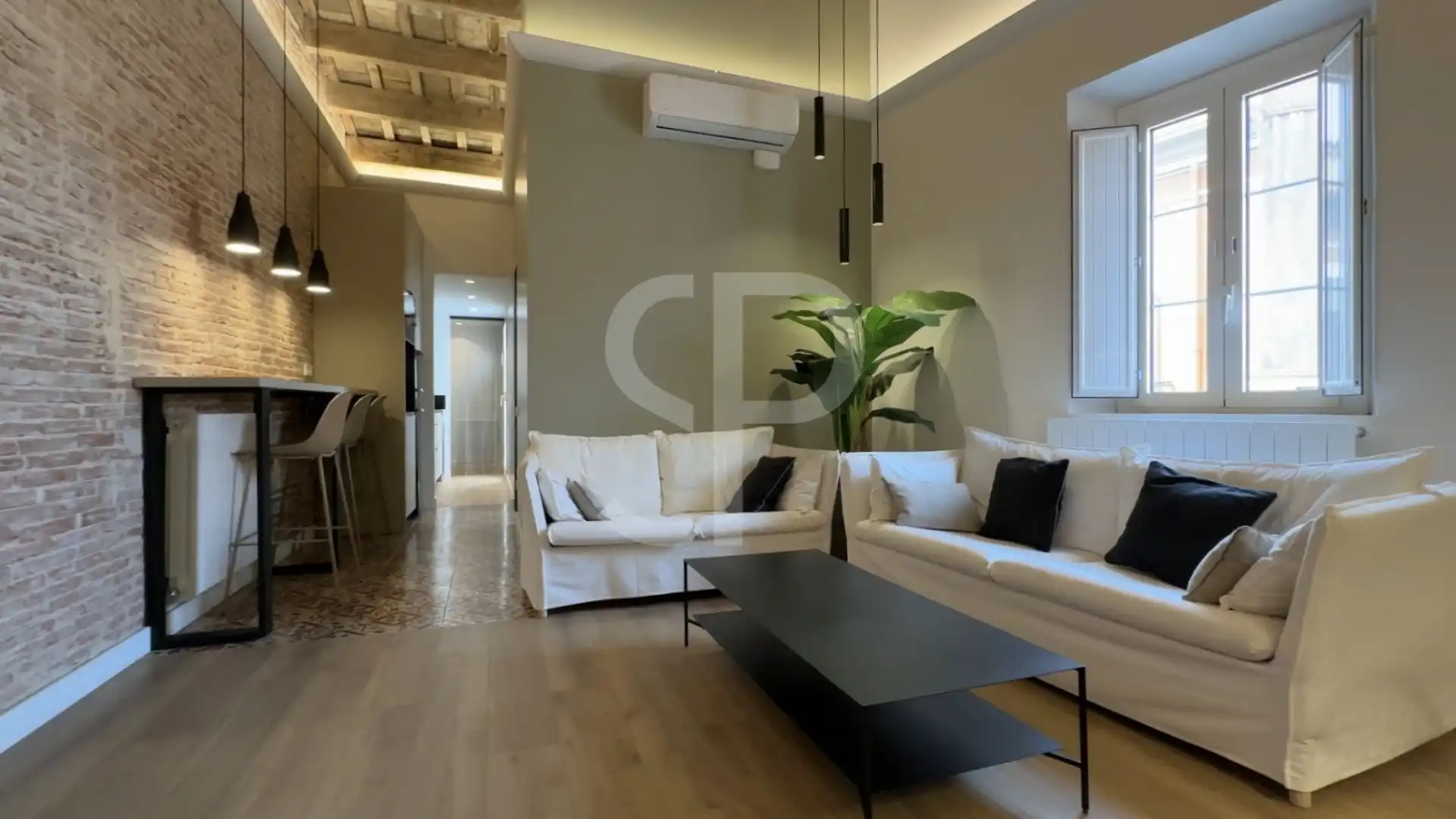 Sala de estar de Ático en venta en Sant Feliu de Guíxols con Aire acondicionado, Calefacción y Terraza