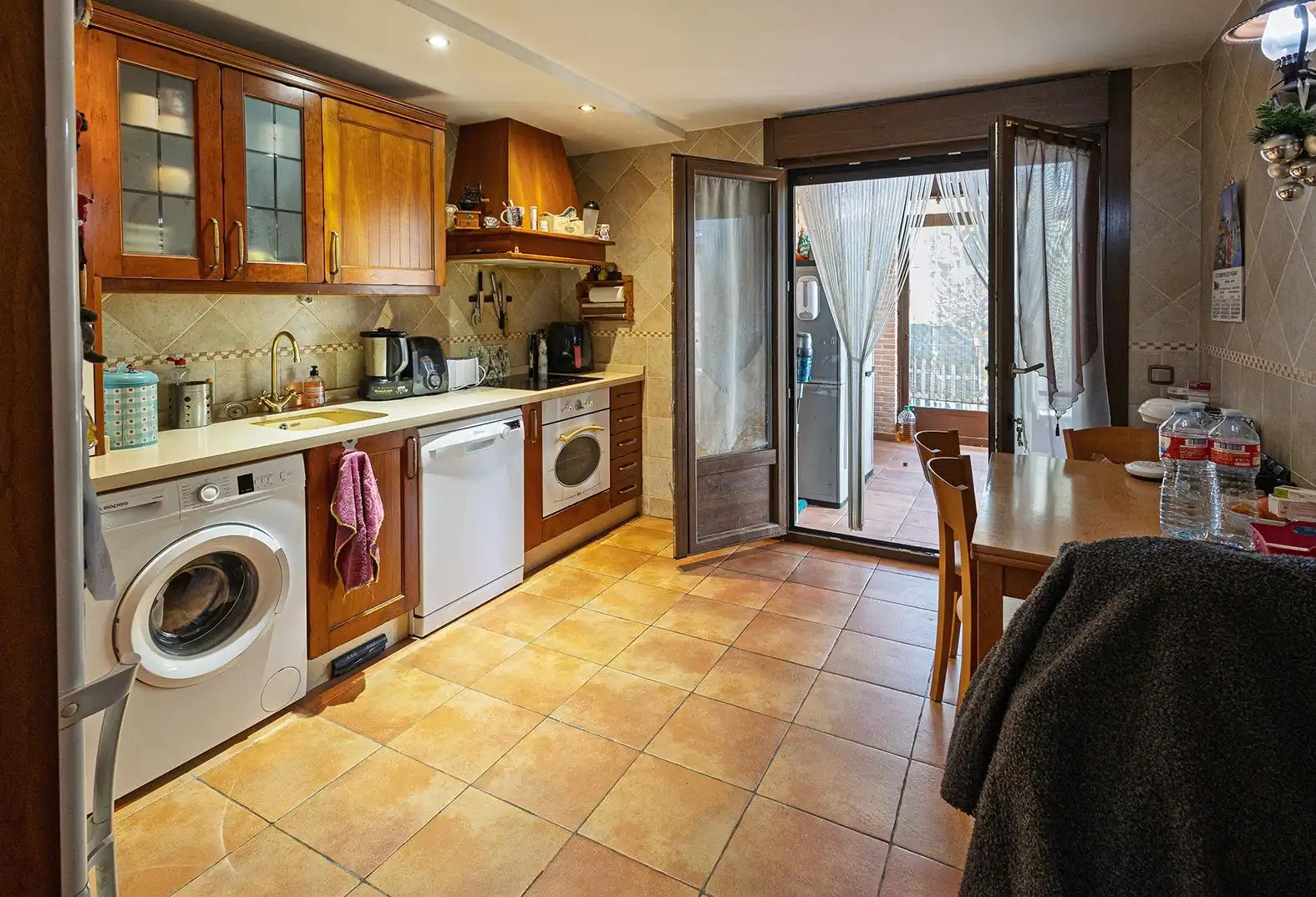 Cocina de Casa o chalet en venta en Viana de Cega con Jardín privado