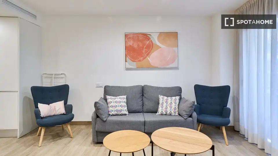 Sala d'estar de Pis de lloguer en Calella, Barcelona