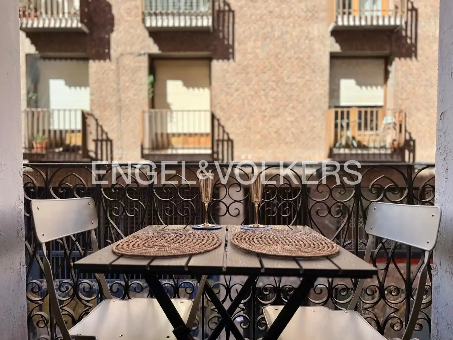 Balcony of Flat for rent in Madrid  with Air Conditioner, Heating and Balcony