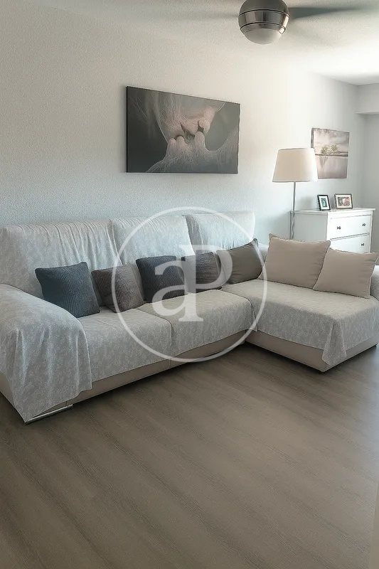 Living room of Flat to rent in  Valencia Capital  with Air Conditioner, Heating and Furnished