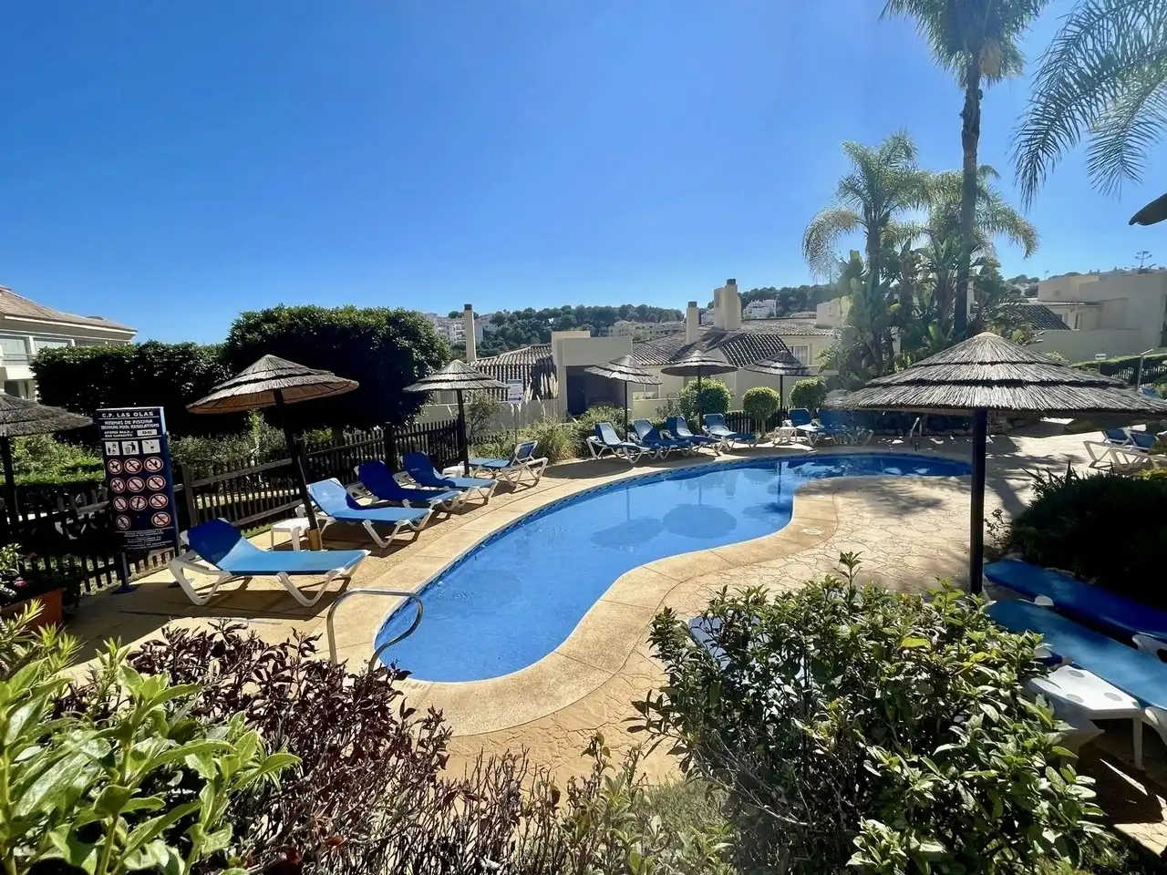 Piscina de Apartamento en venta en Mijas con Aire acondicionado, Terraza y Piscina