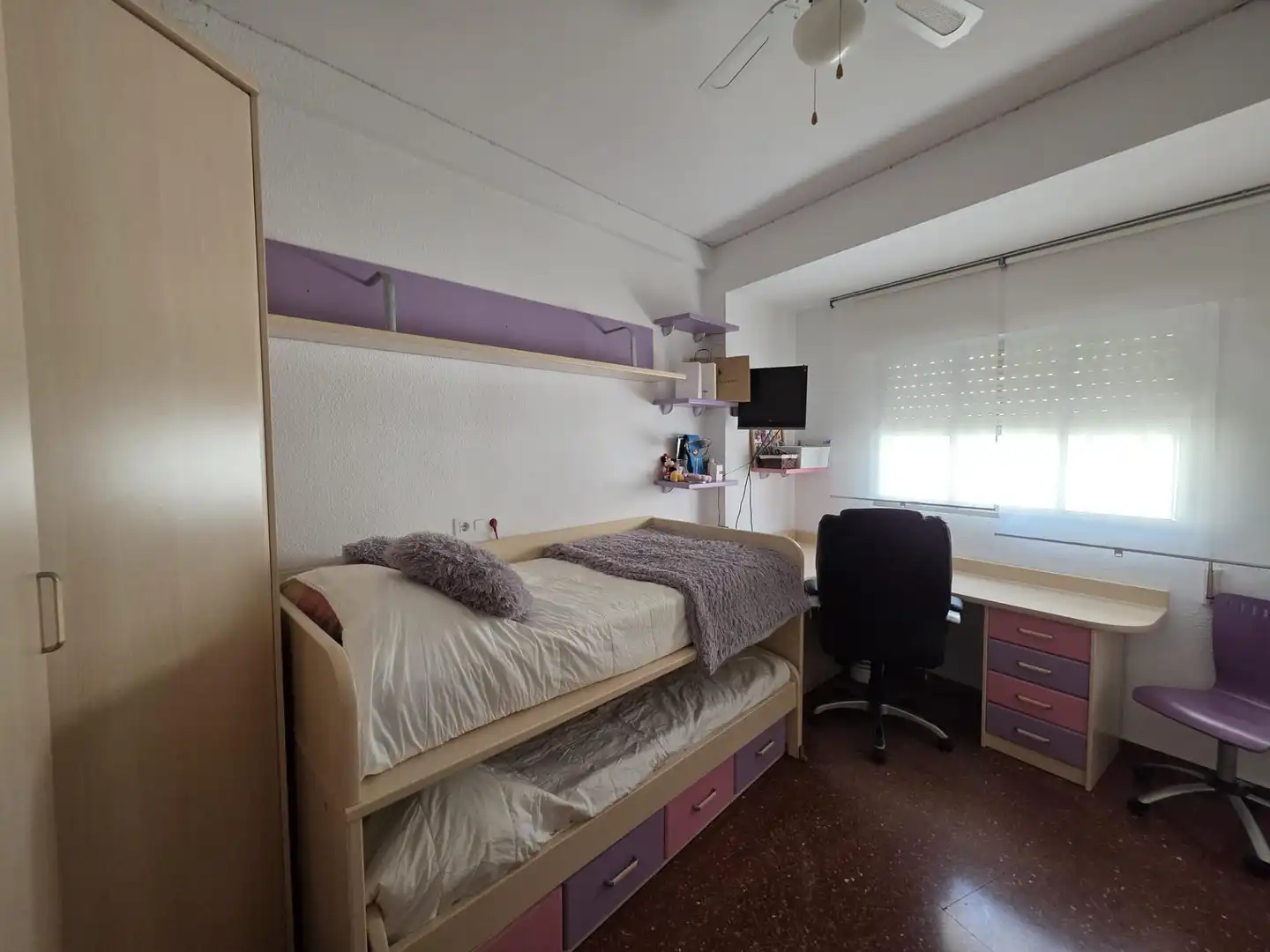 Bedroom of Flat for sale in Cuevas Bajas  with Air Conditioner, Heating and Furnished
