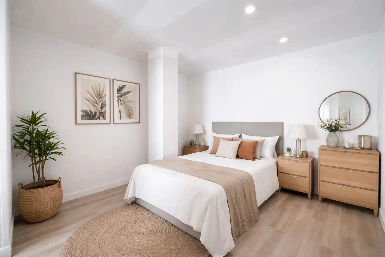 Dormitori de Apartament en venda en Málaga amb Jardí privat i Piscina