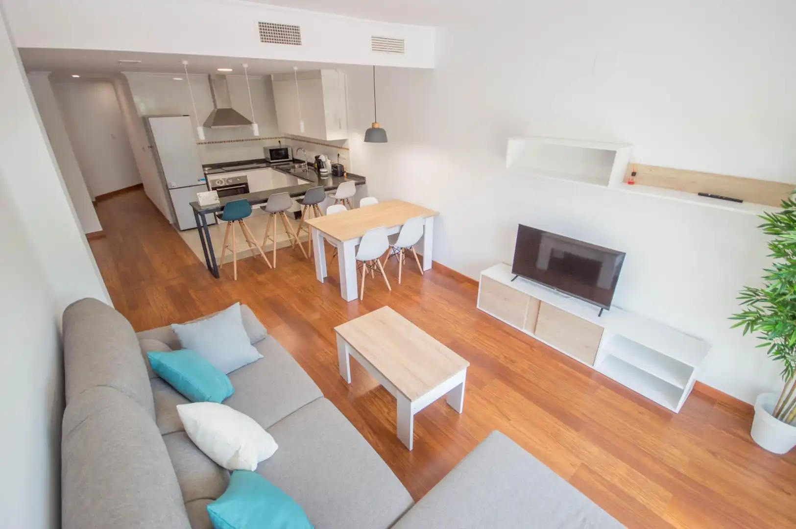 Wohnzimmer von Wohnung zum Verkauf in Biar mit Klimaanlage, Abstellraum und Möbliert