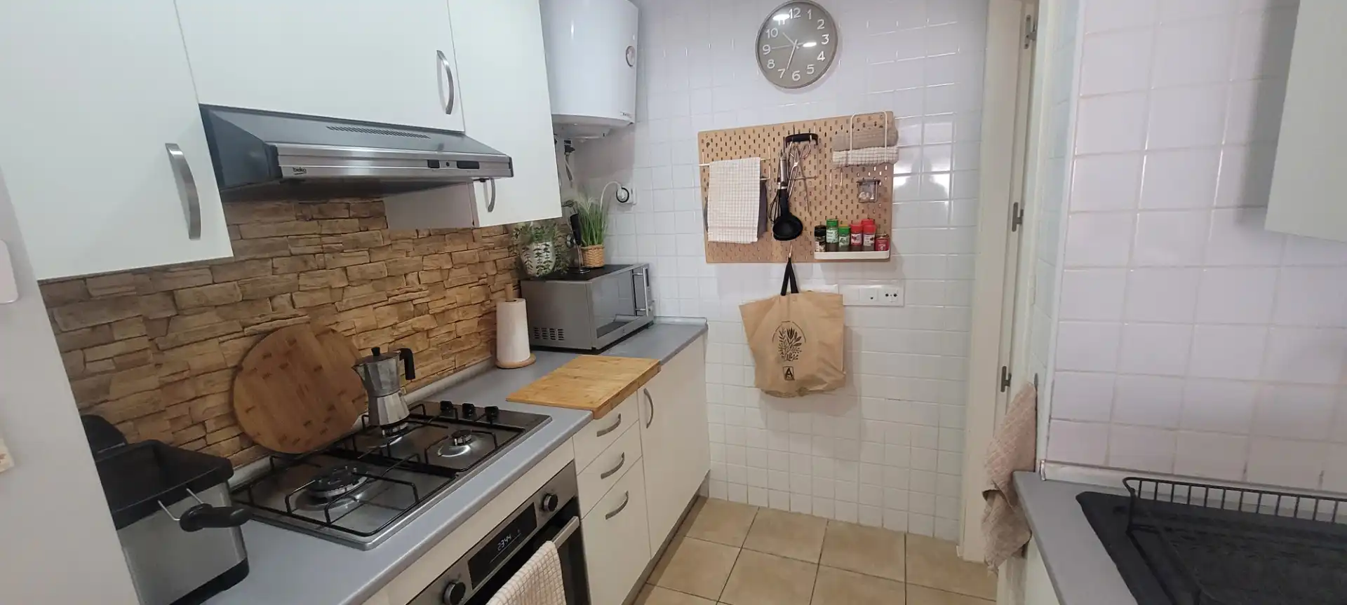 Cuina de Apartament en venda en Murcia amb Aire condicionat, Calefacció i Jardí privat