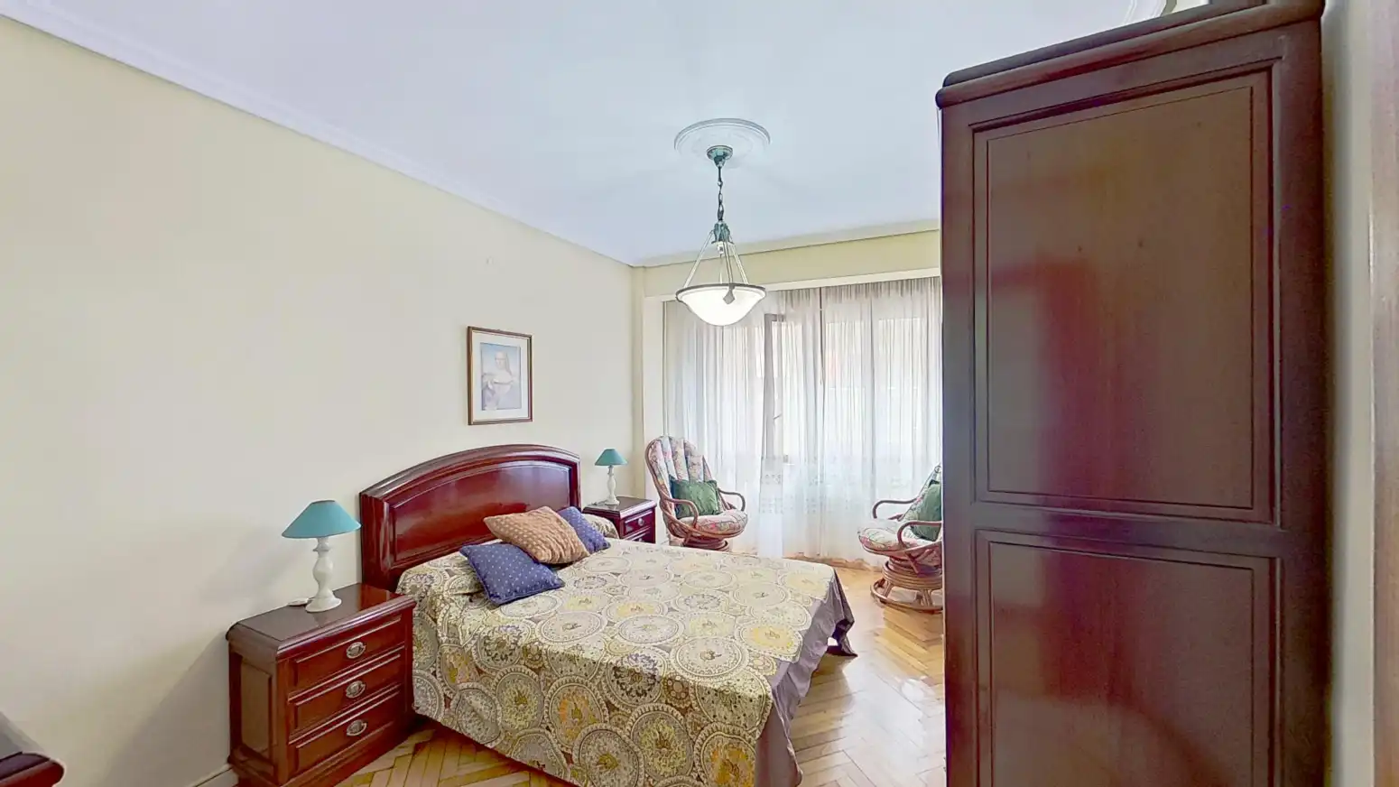 Bedroom of Flat for sale in Torrelavega   with Heating, Parquet flooring and Storage room