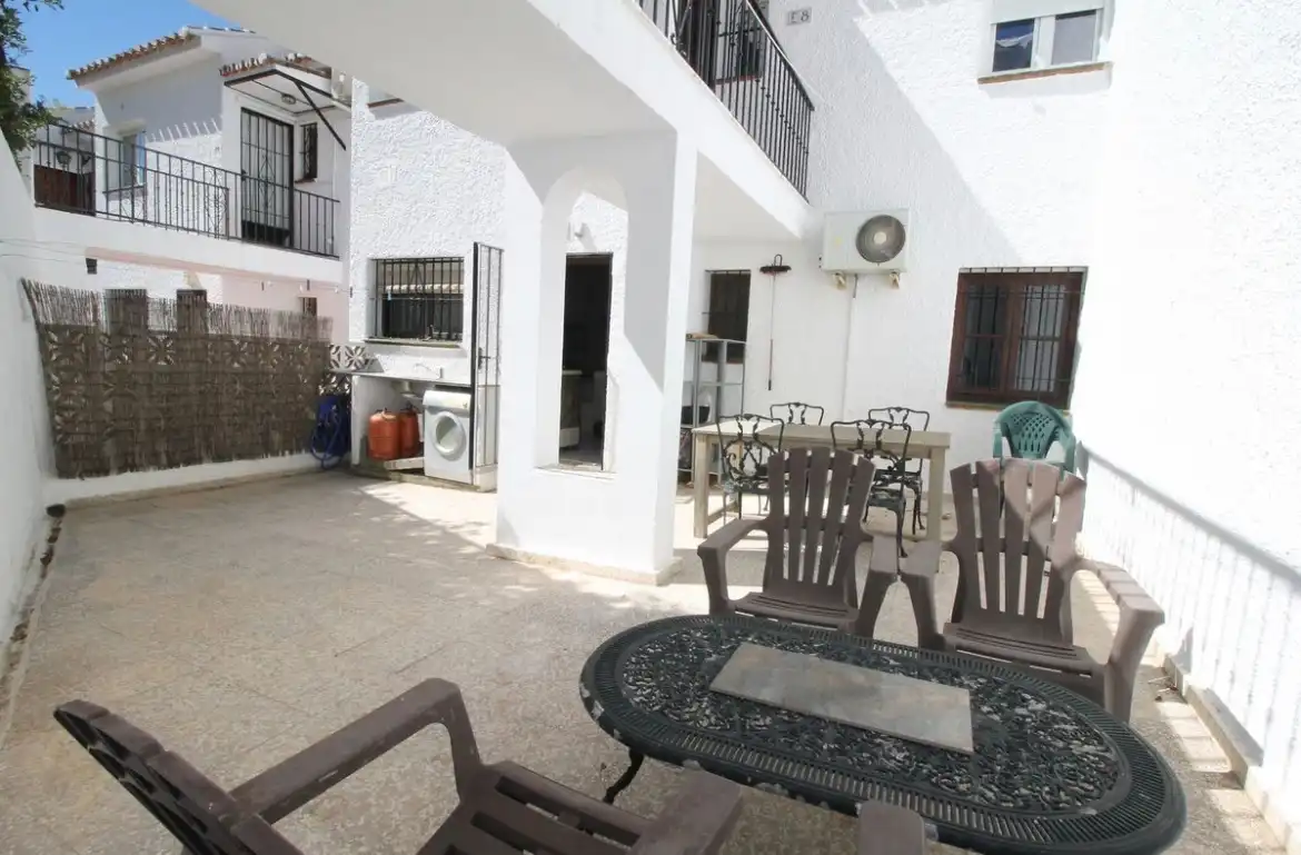 Terrace of Flat for sale in Mijas  with Air Conditioner, Private garden and Terrace
