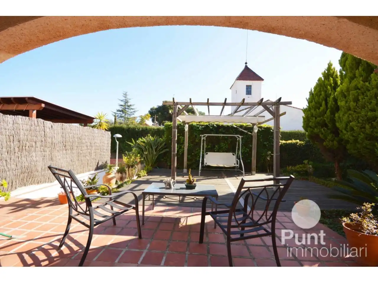 Terrace of Detached homes for sale in Premià de Dalt  with Air Conditioner, Heating and Private garden