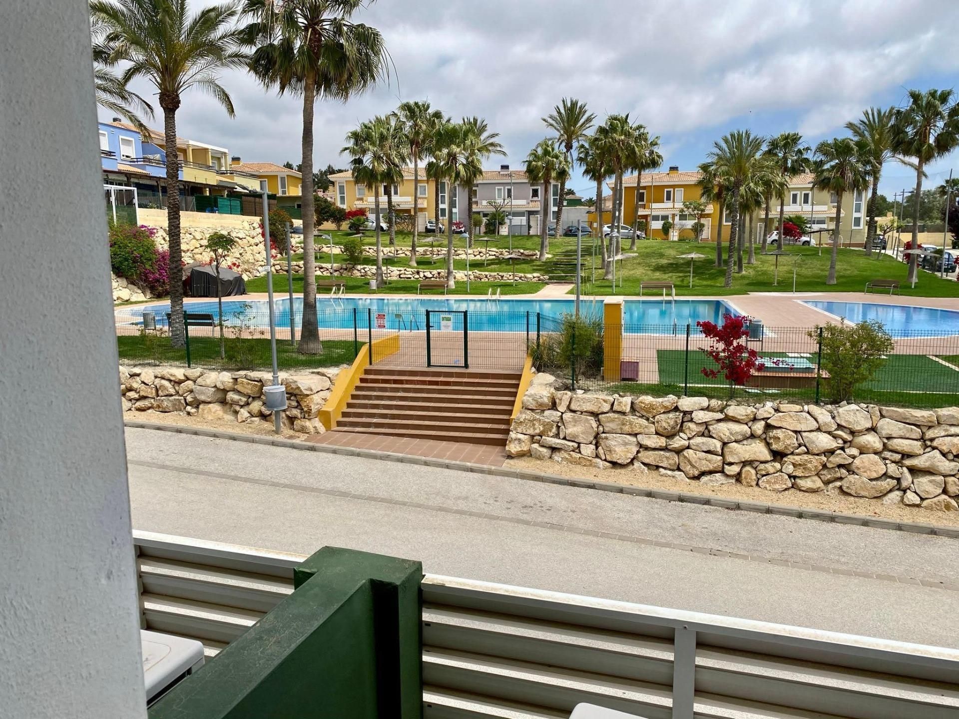Swimming pool of Single-family semi-detached for sale in Mutxamel  with Air Conditioner, Heating and Terrace